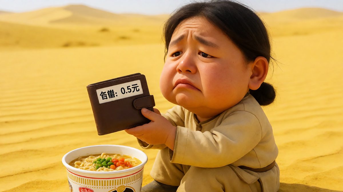月底吃土的悲惨生活
