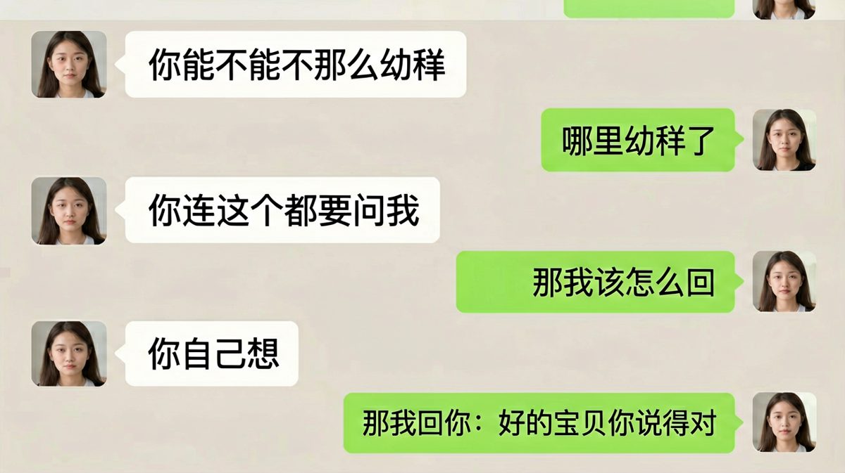 直男求生欲拉满，一句话终结对话