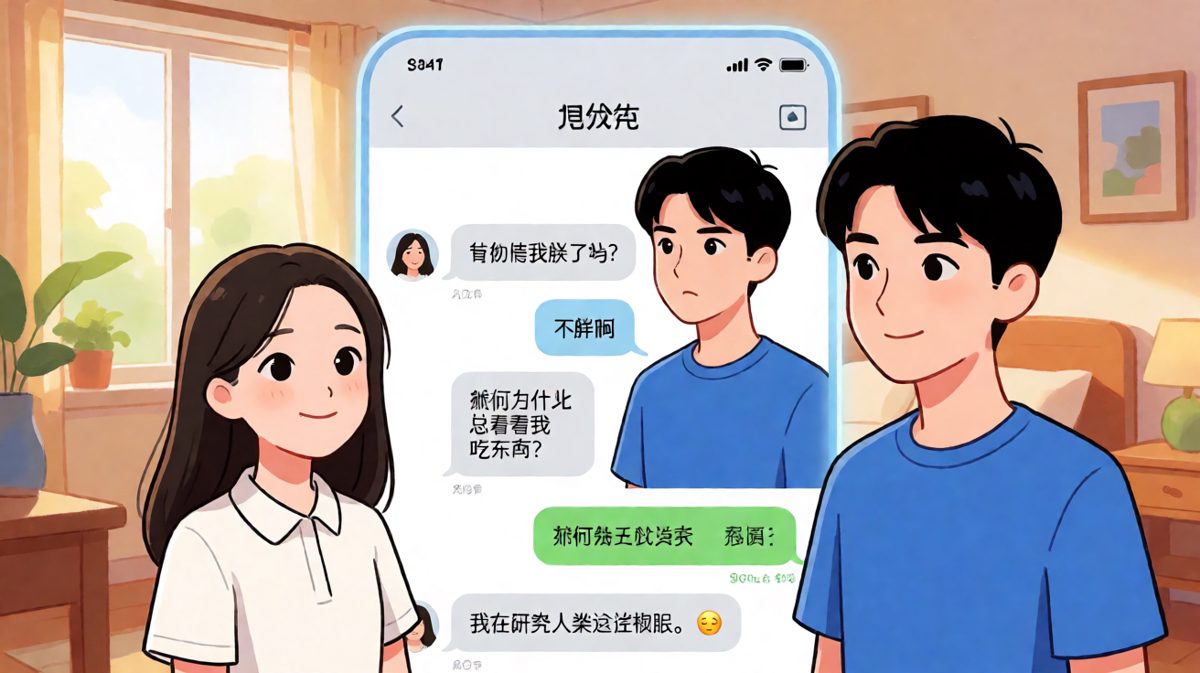经典送命题'胖了吗'的反杀版