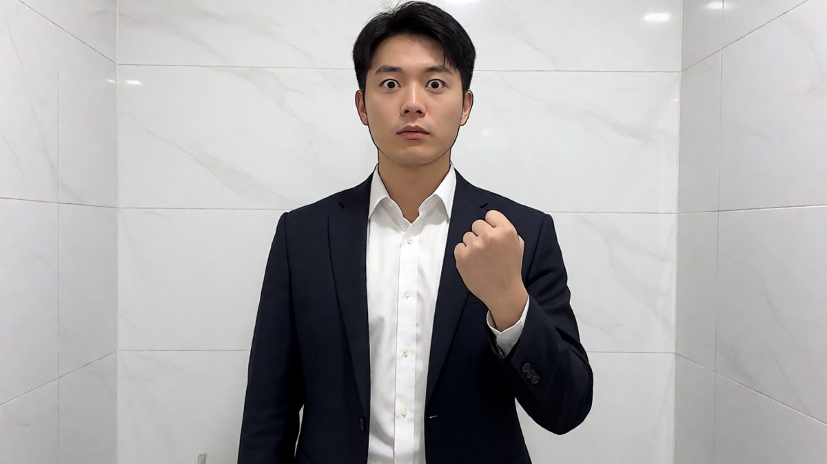 看到体重数字后，他当场立下减肥誓言