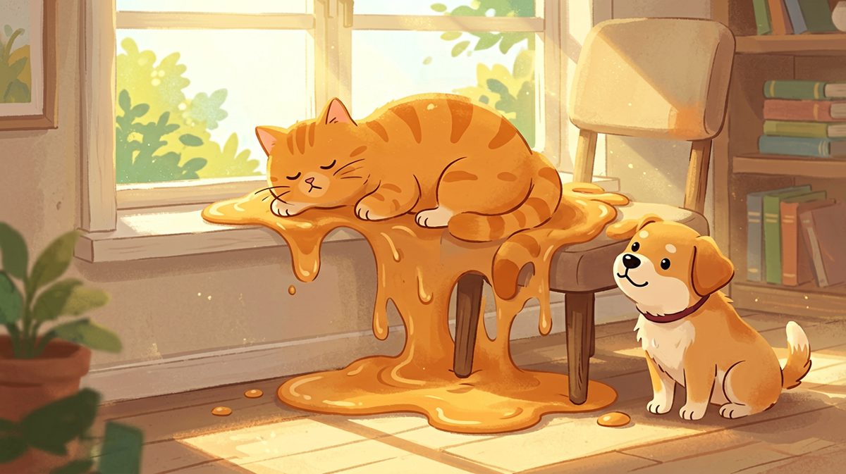 猫猫液化的瞬间，科学都无法解释。