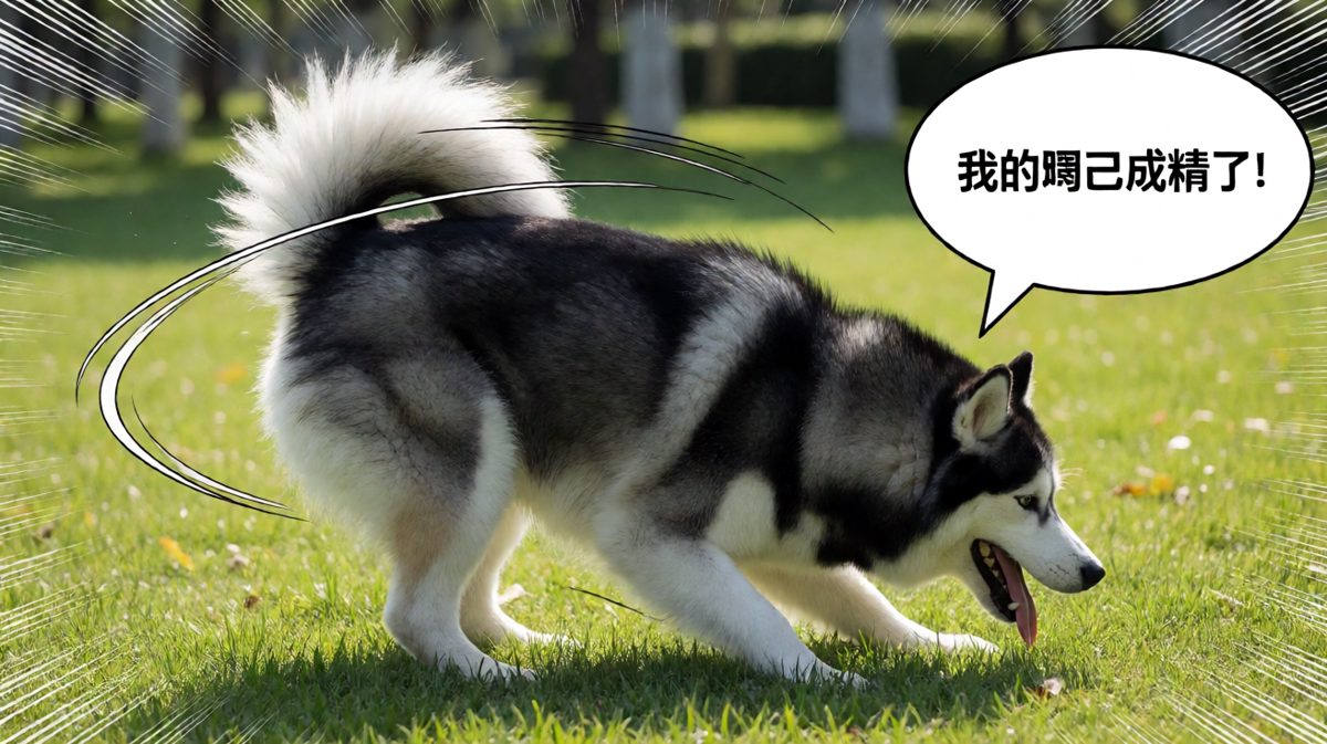 尾巴是世上最难抓的猎物，狗：再转一圈就能抓住了！