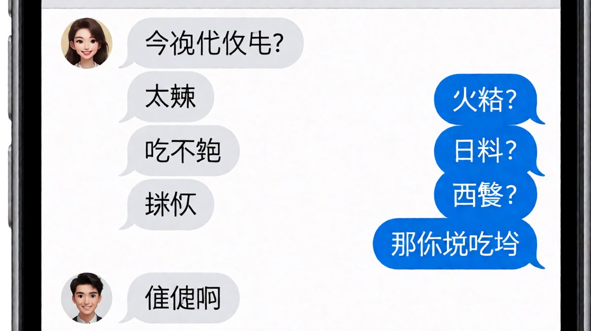 问女生吃什么是世纪难题