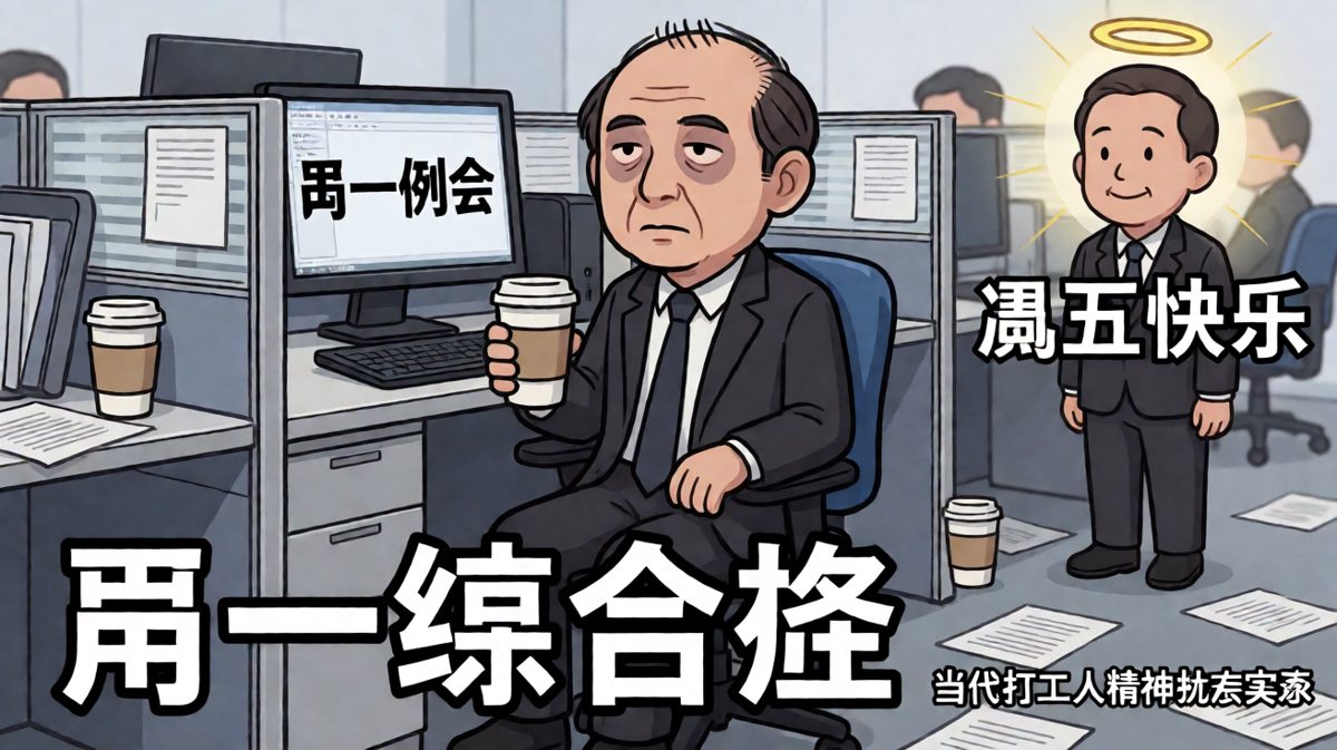 周一早晨的打工人，灵魂还留在床上