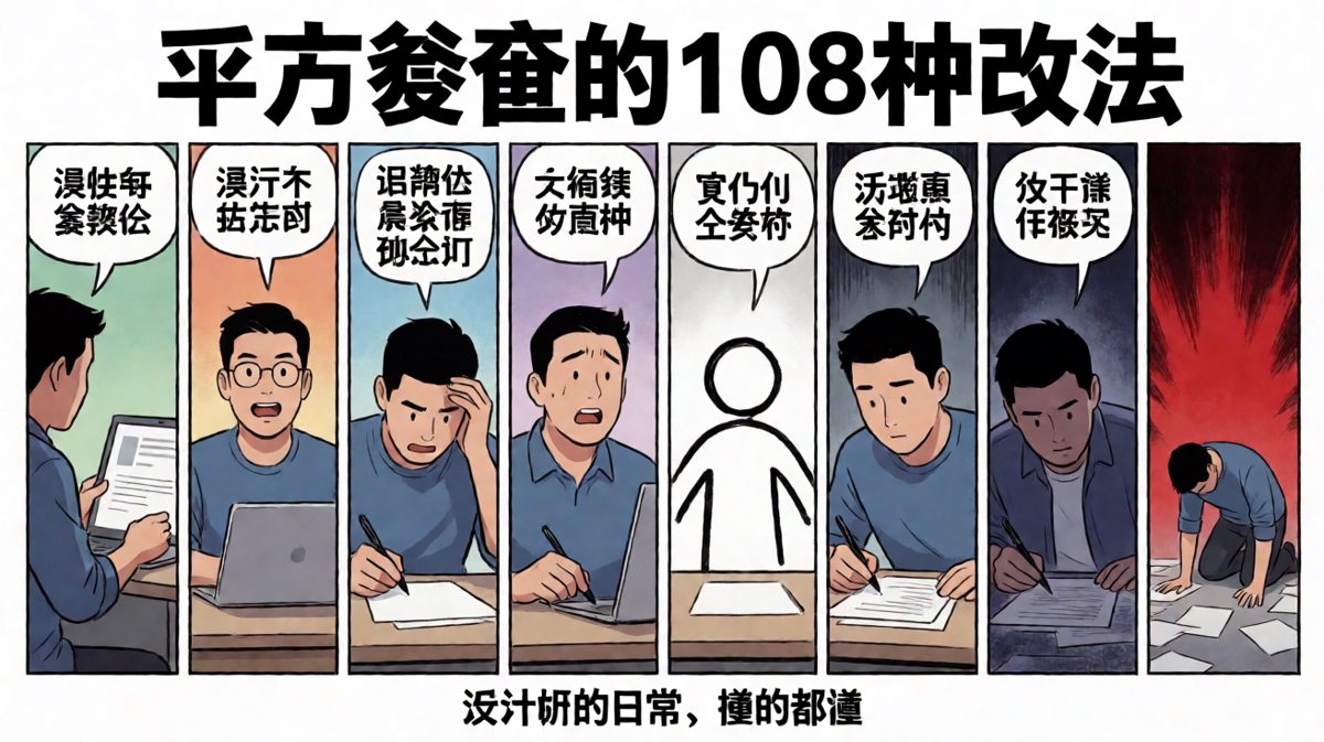 甲方：简单改一下就行——第10版的时候