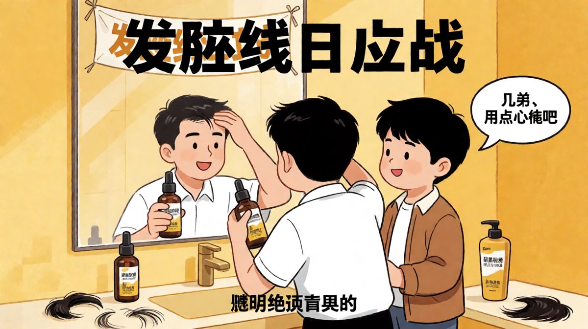 发际线：退无可退