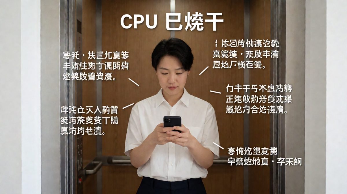 电梯遇到熟人：脑子里已经演练了800种逃跑路线