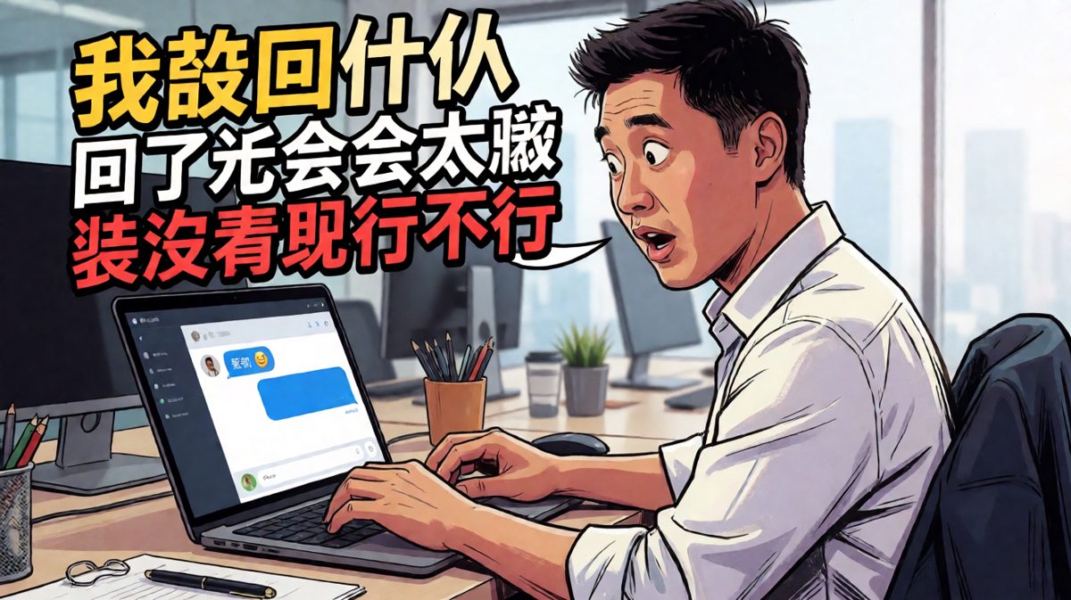 群里一句'收到请回复'，打工人当场表演一个CPU过载
