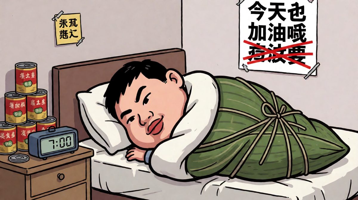 周一早上的我：意识想上班，身体说休想