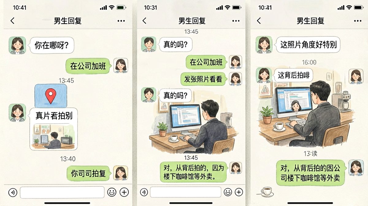加班加班？分明在等外卖！