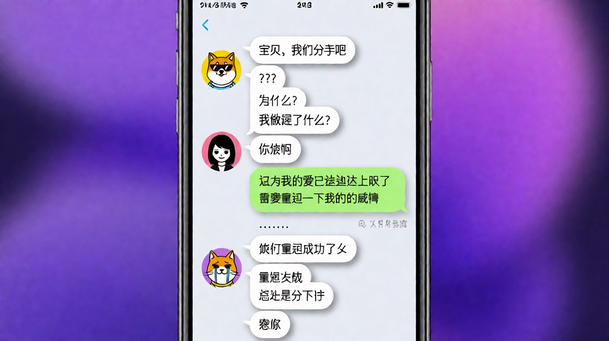 假装分手的最高境界——以退为进表白大法