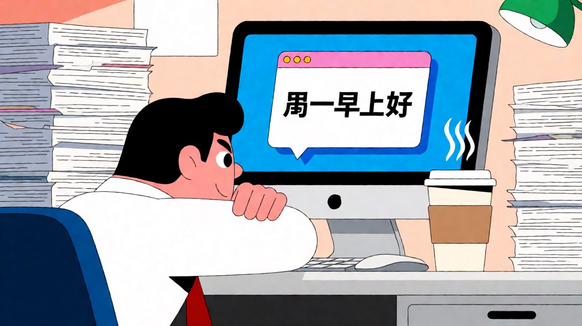 周一的打工人：灵魂已离家出走
