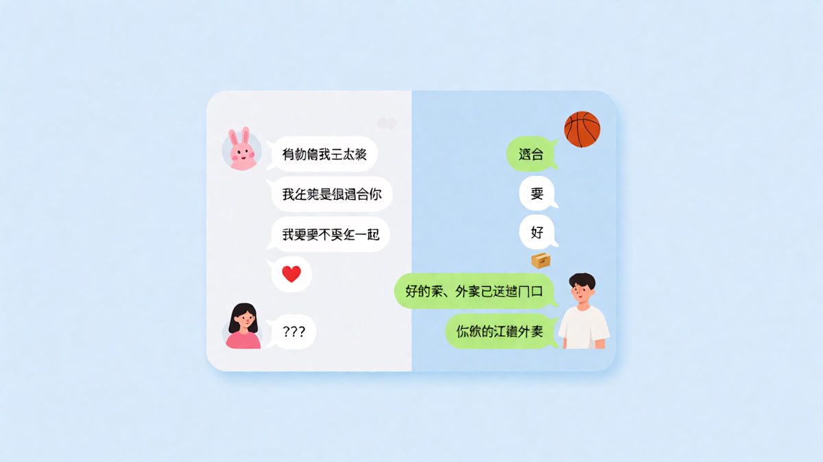 女生深情表白以为男生也要表白，结果男生全在认真送餐