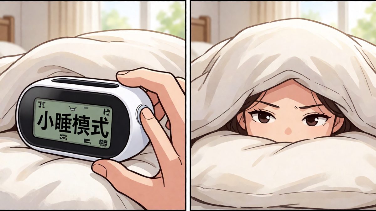 按下贪睡键，再睡五分钟！
