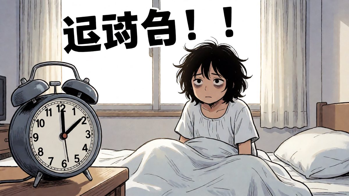 完了！又睡过头了！