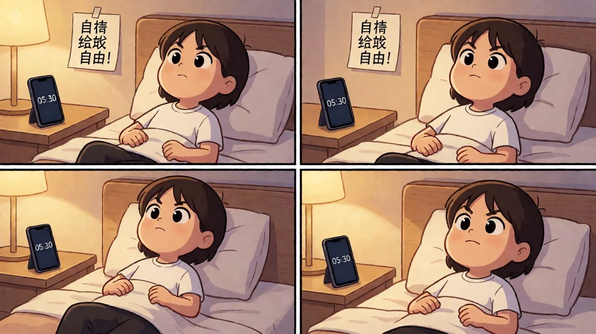 深夜立下flag：明天五点起来跑步！