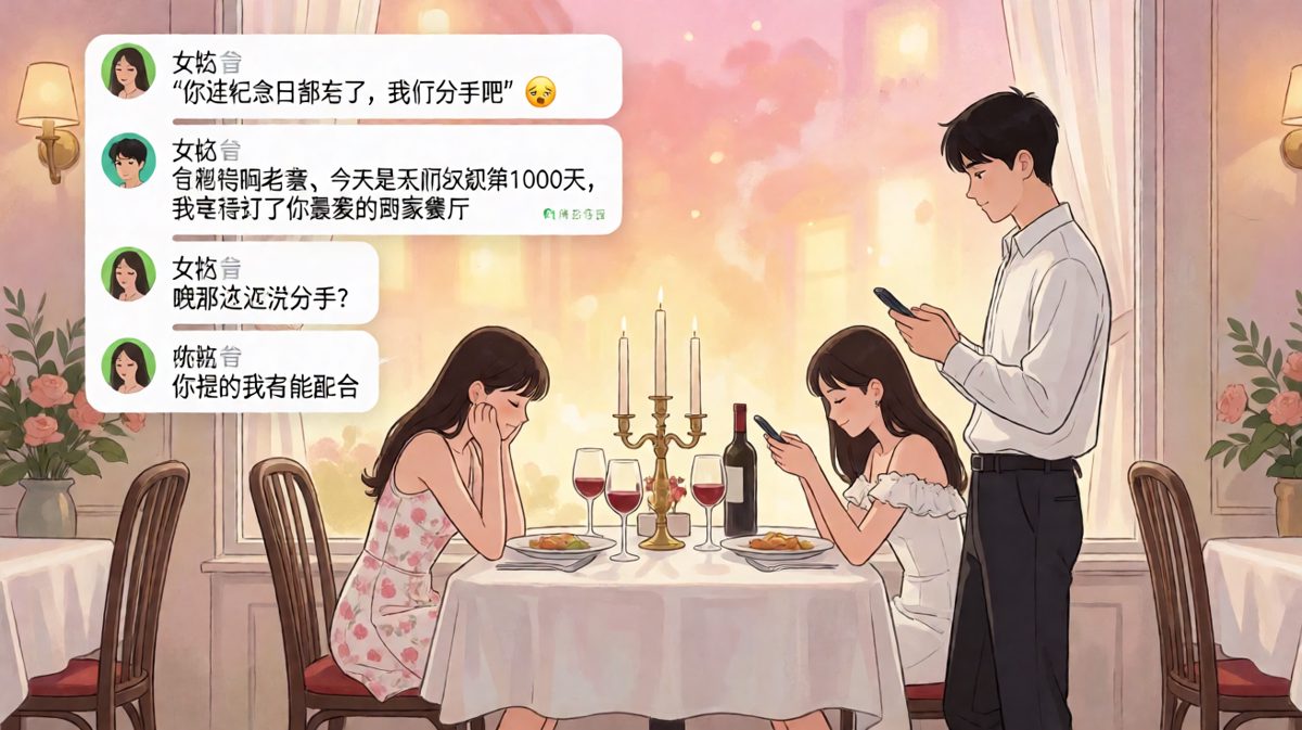 纪念日危机？原来是他预判了她的预判