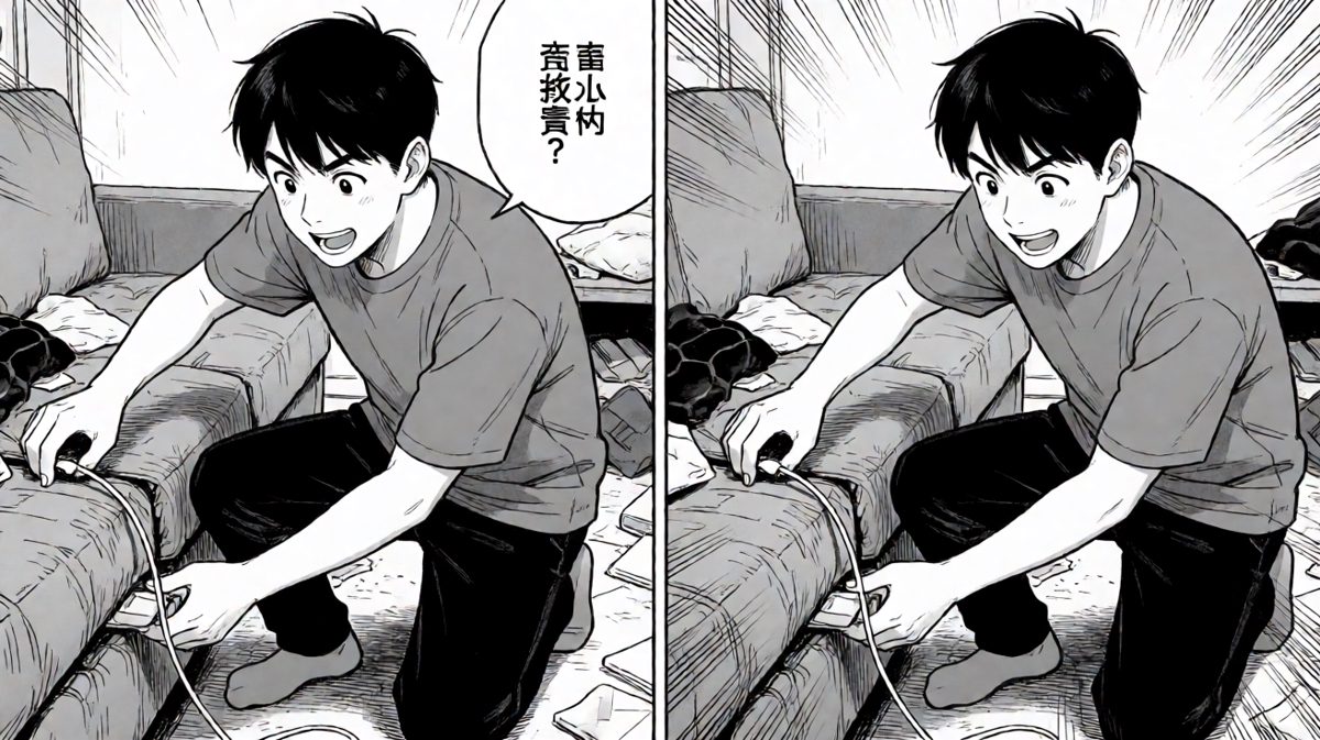找到救命充电器了！
