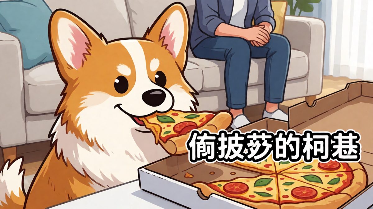柯基：嘘——别告诉主人，我只是闻了闻。