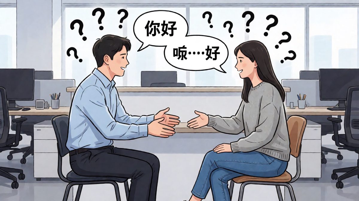 社恐见面，空气突然安静
