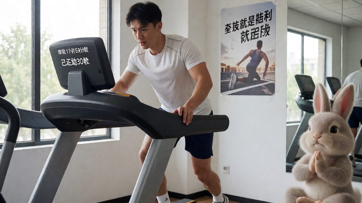 健身房的真实写照：来了=已经努力过了
