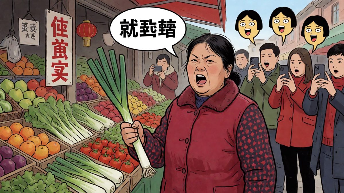 菜市场大妈的每一个眼神都是对生活的洞察