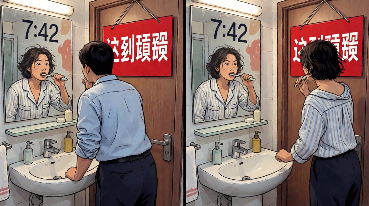 刷牙的时候才想起来——今天迟到整整一小时！