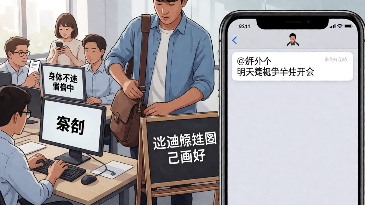 提前半小时开会=牺牲我半小时午饭