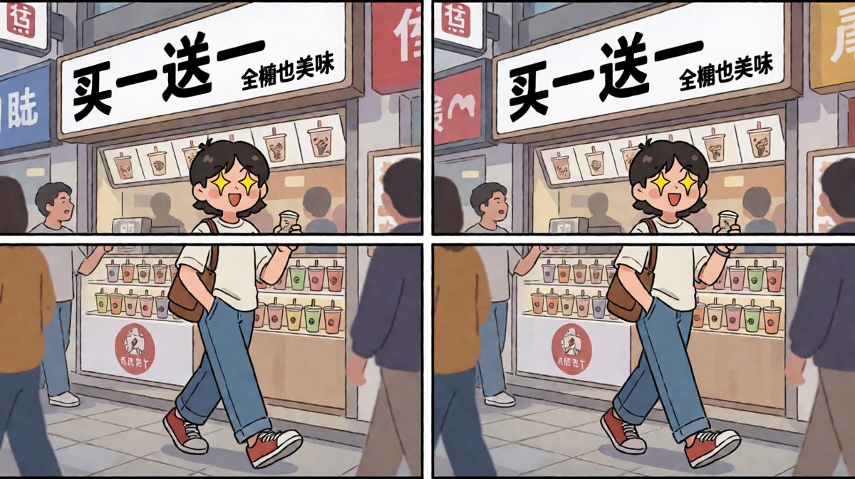 路过奶茶店彻底破防