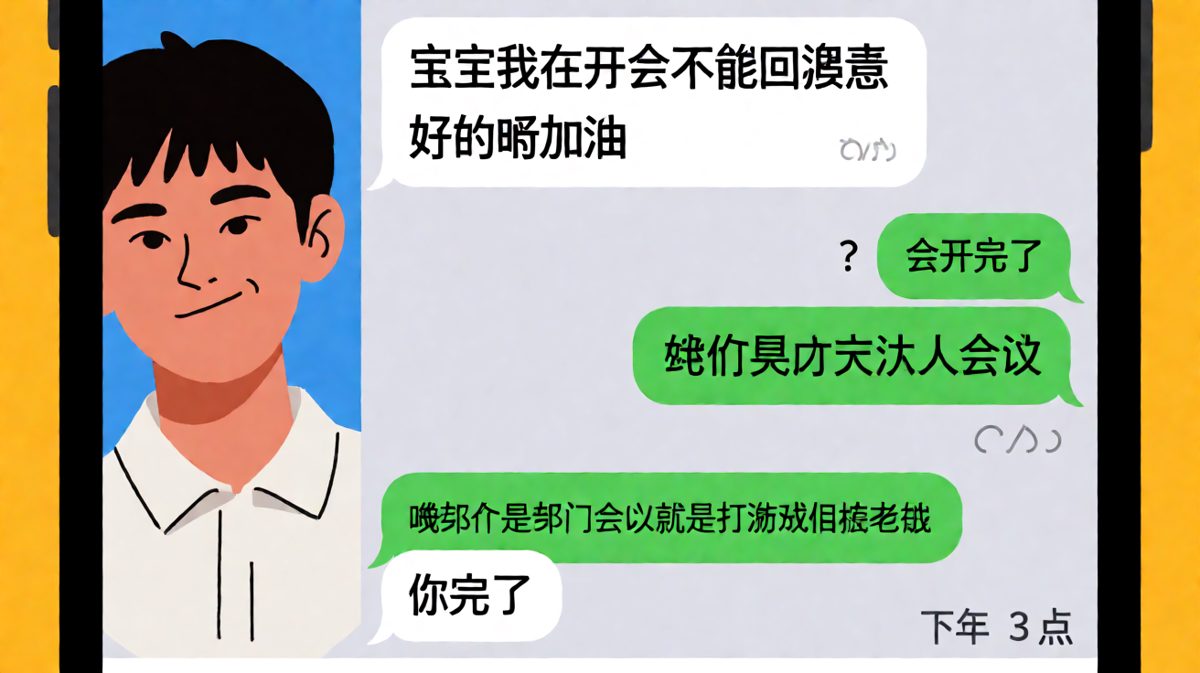 会议内容是吐槽老板，地点是王者峡谷