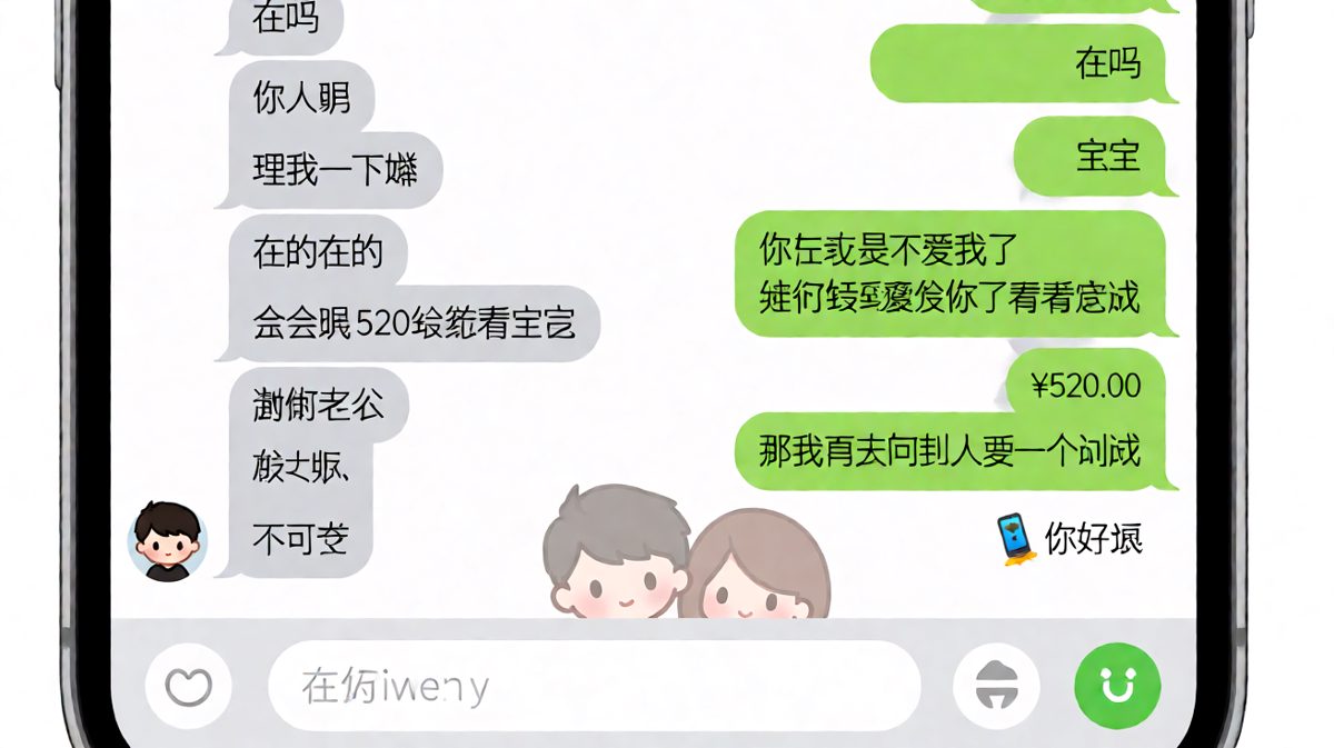 女生收了520转头就要再问别人要一个，男生彻底破防
