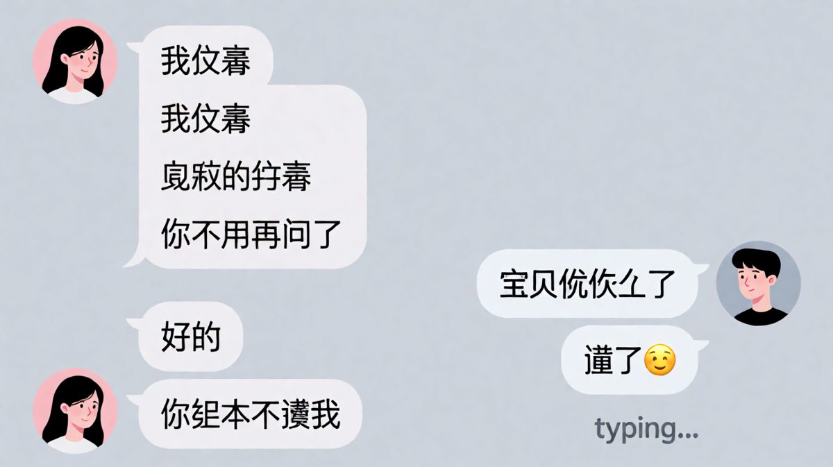 当'我没事'遇上'懂了'，两个人的翻译系统彻底不在一个频道