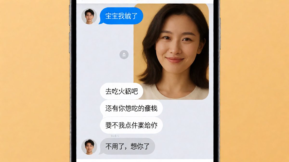 本想撒娇骗顿饭，结果被一句'想你了'直接封神。