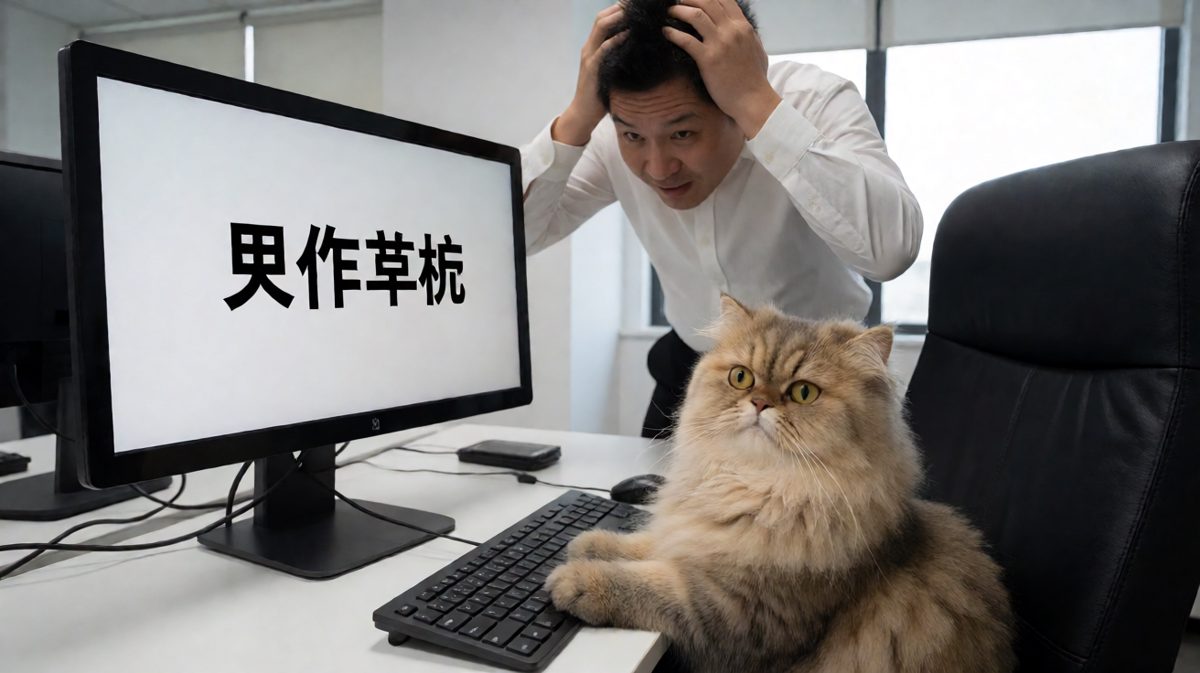 「铲屎的，今天先帮你批了这份文件」