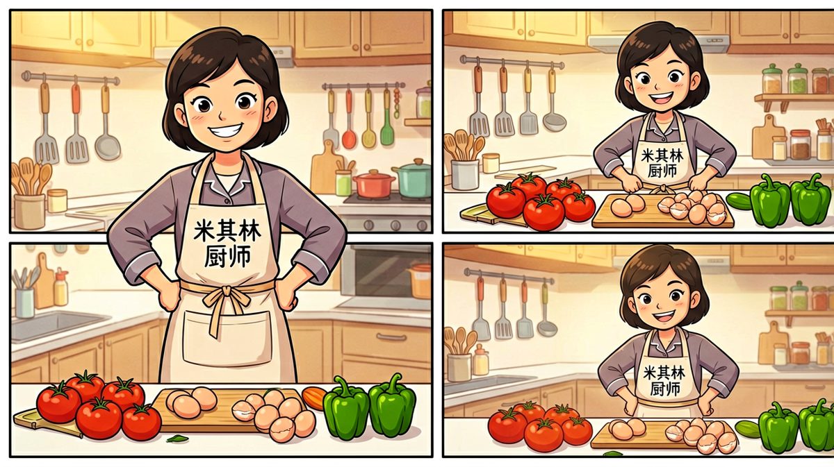 自信满满的我，今天要大展身手做顿大餐！