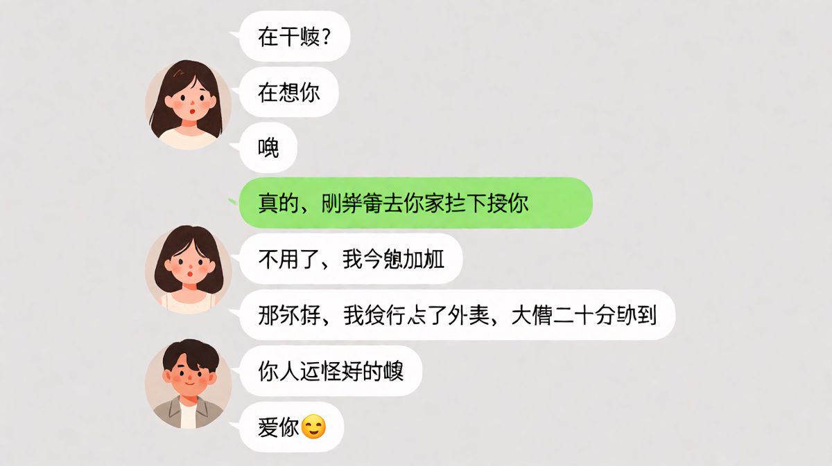 男生自以为浪漫的表白被女生冷淡回应，最后却用行动暖场。