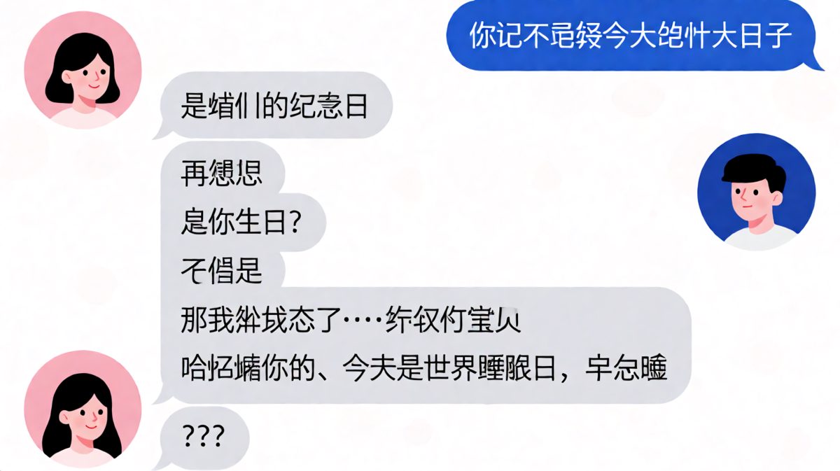 女生设套男生跳，结果是一场空——世界睡眠日的反转惊喜