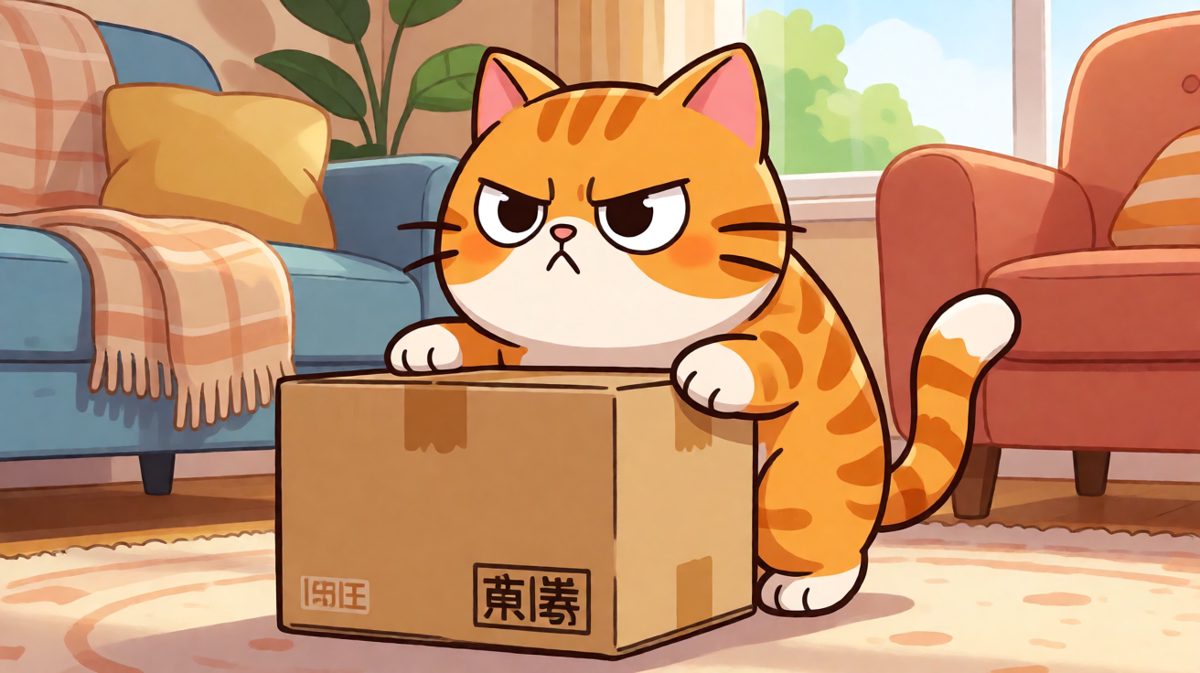 猫：只要我够努力，箱子就会变大