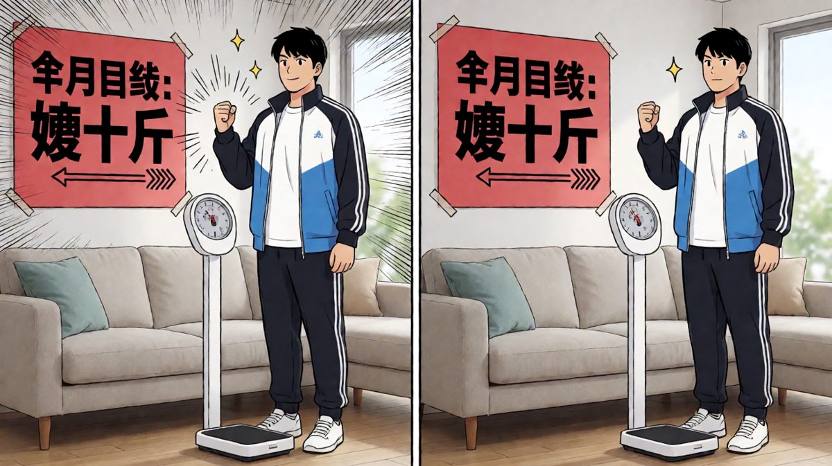 立flag时刻：信心满满，誓要减肥成功！