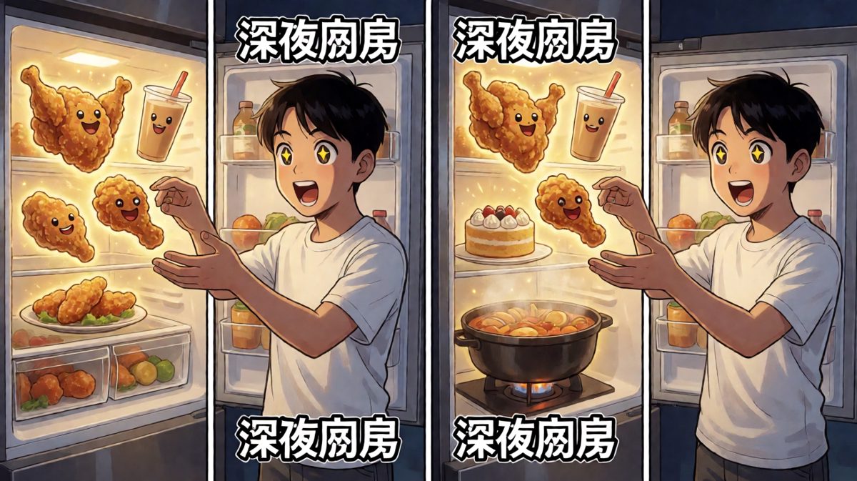 深夜的冰箱，是魔鬼的陷阱也是天使的馈赠。