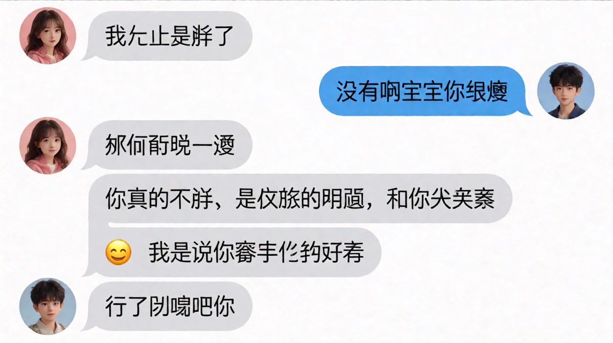 求生欲拉满的男生，字字斟酌却次次踩雷。