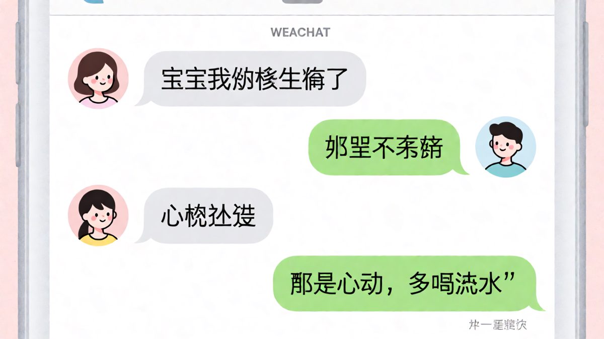 女生装病撩拨，男生一本正经喝热水式终结浪漫
