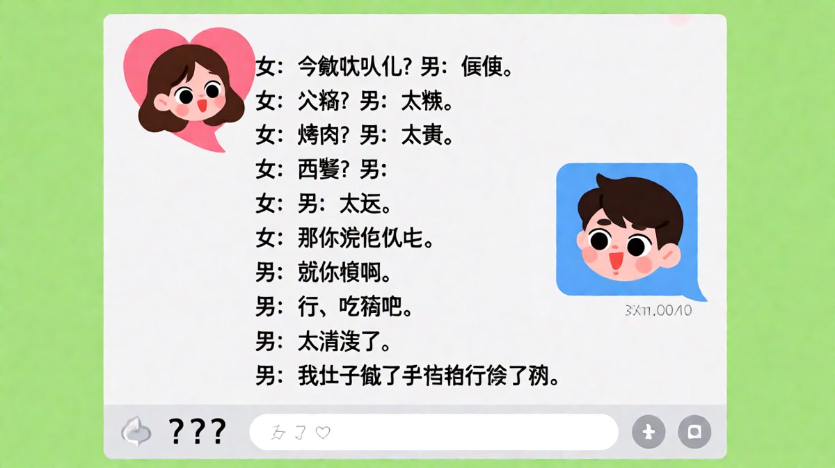 「随便」这两个字，是情侣间最大的谎言。