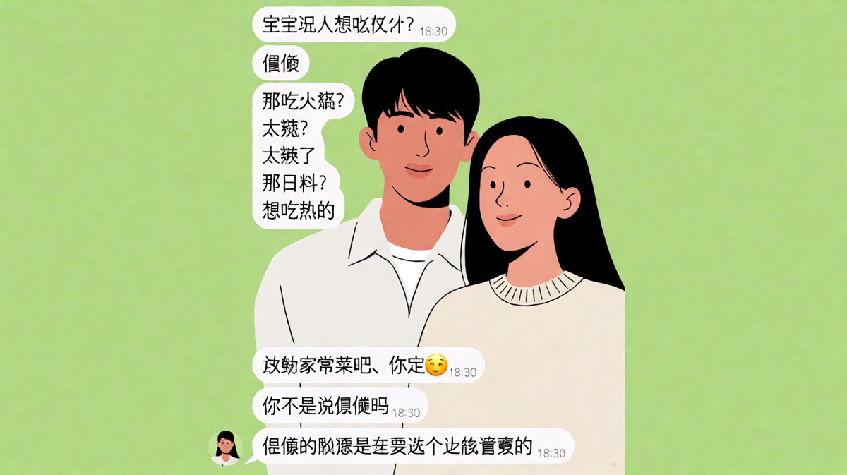 随便这两个字是情侣间最大的陷阱