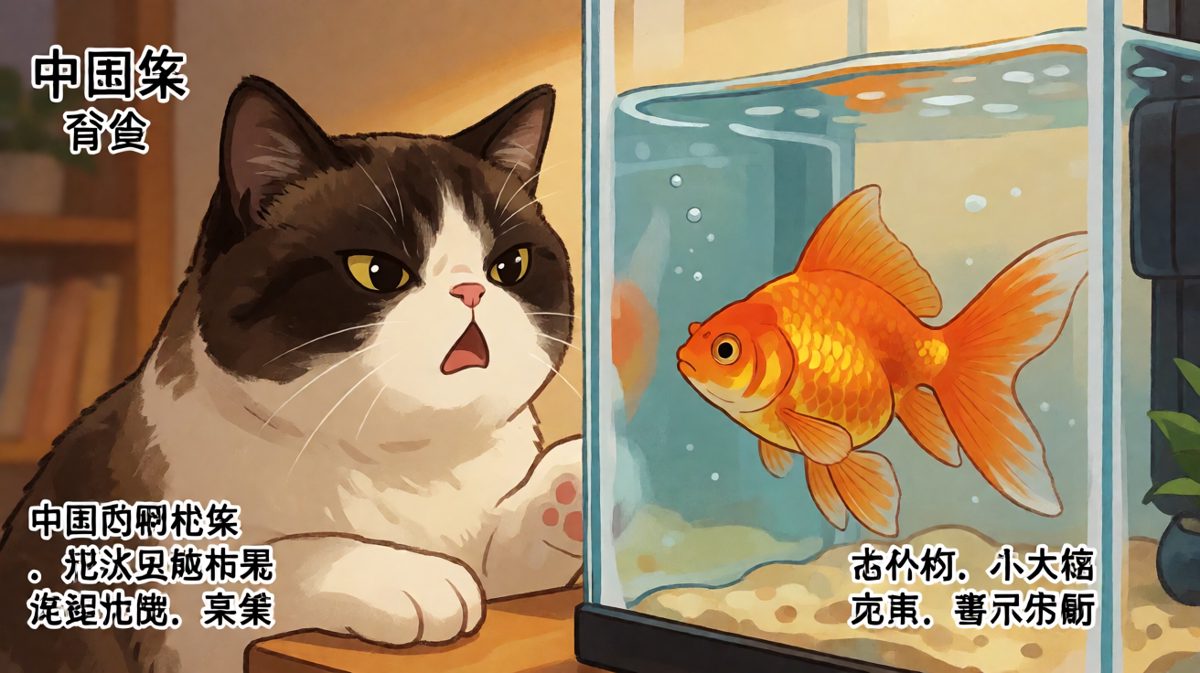 猫咪的馋嘴时刻