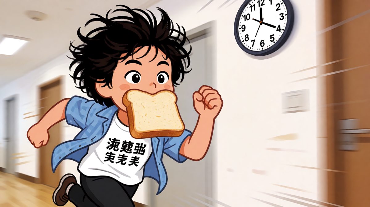 迟到迟到迟到！一脚油门冲进公司！
