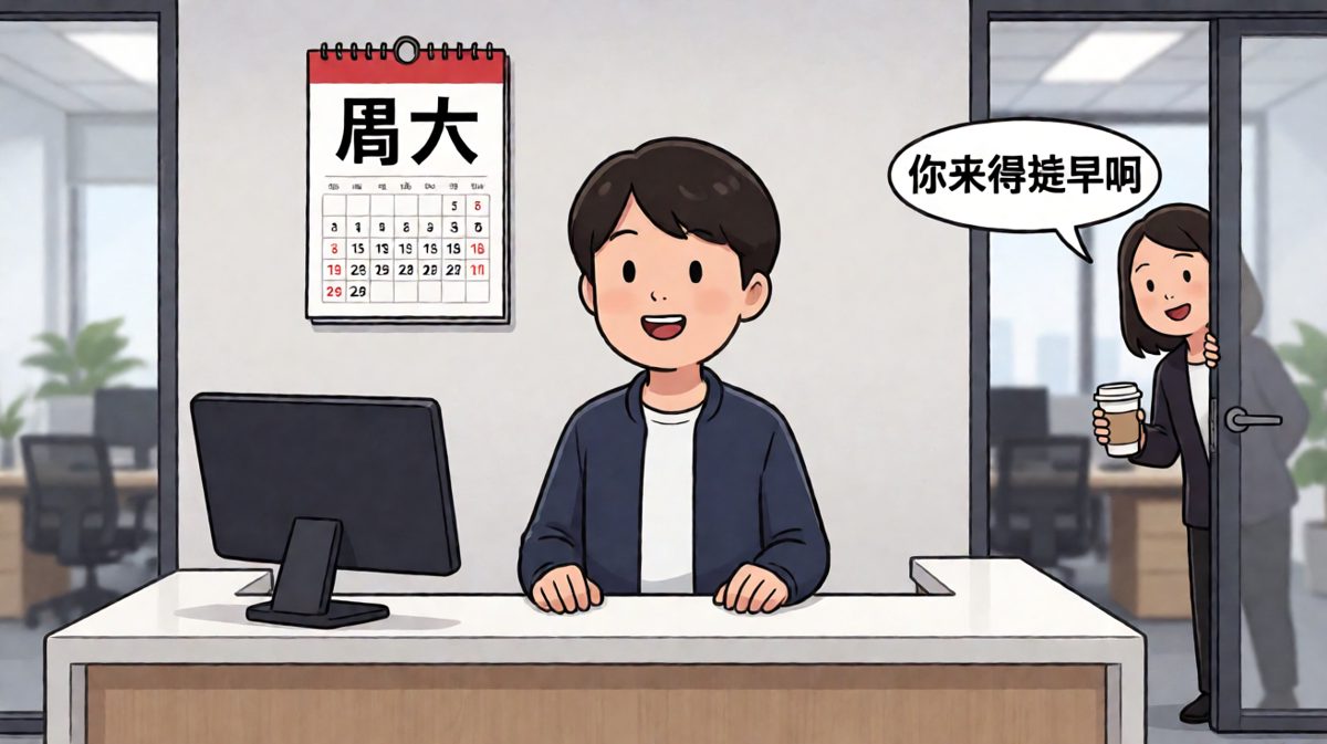 结果……今天是周六？