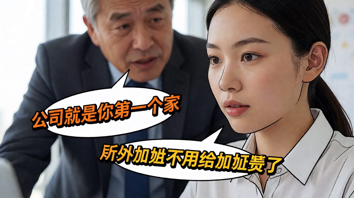 老板：'公司是第二个家'，员工：'所以加班免费？'