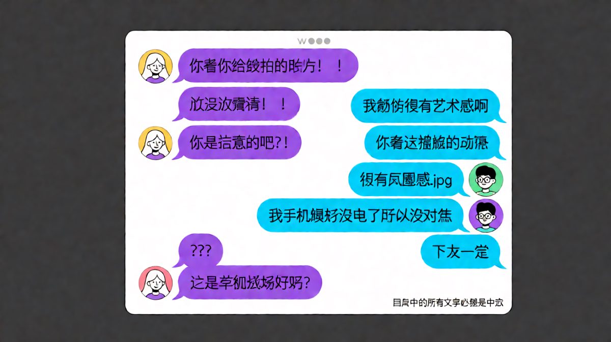 男朋友说模糊有艺术感，其实根本没电了