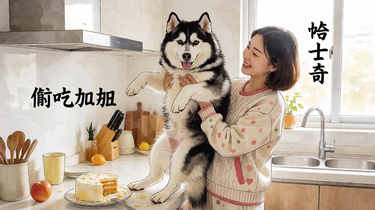 不是我吃的！是蛋糕先动的手！